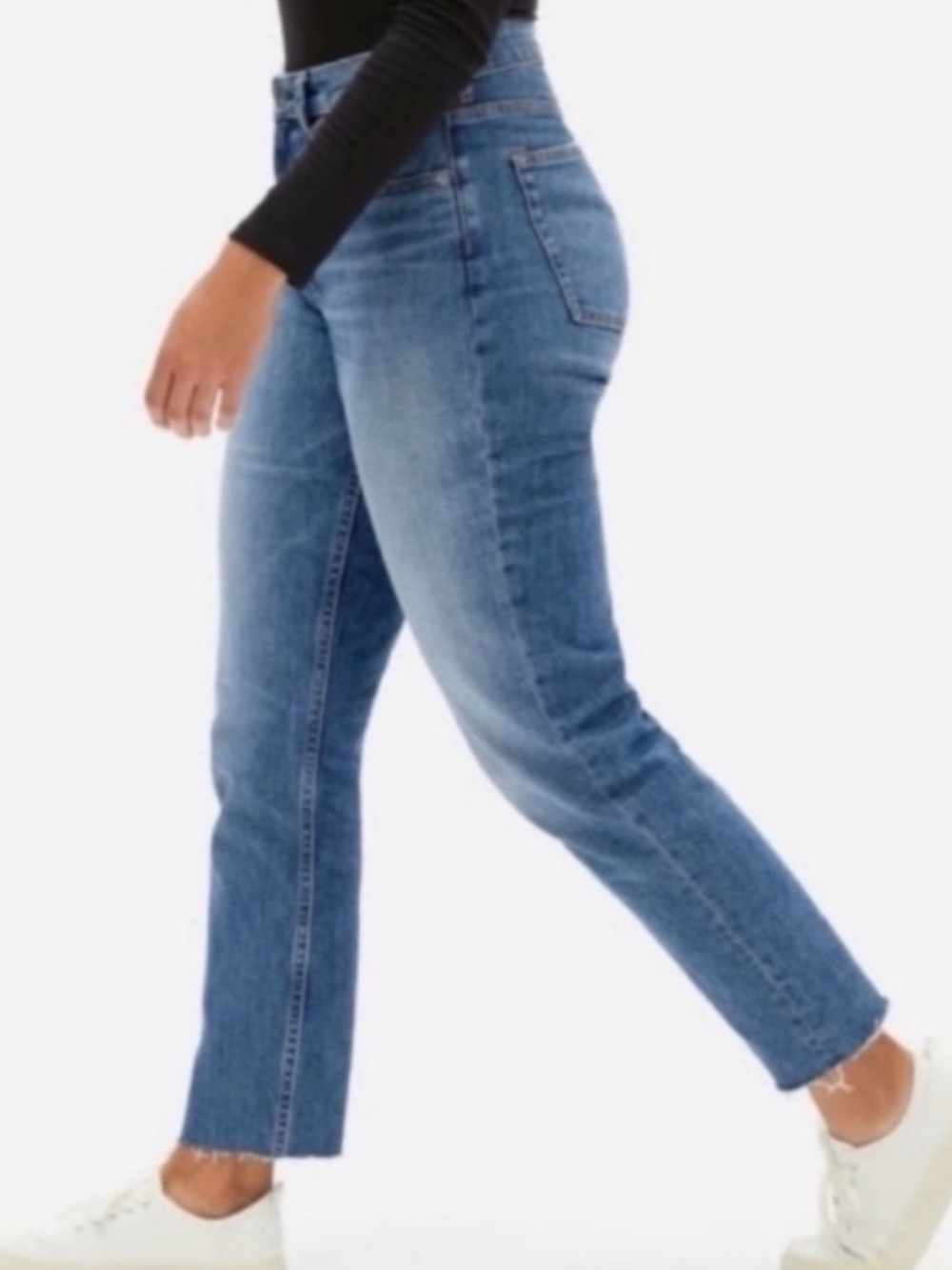 Everlane Raw Hem Cheeky Jean
